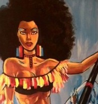 journee femme africaine alain kojele nouvelles janvier black woman painting